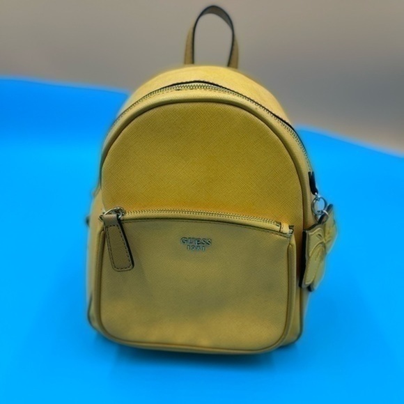 GUESS Faux Leather Sunflower Mini Backpack - Picture 2 of 6